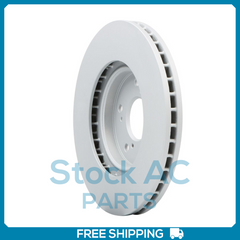 New Front Coated Vented Disc Brake Rotor Fits Acura TSX, Honda Pilot