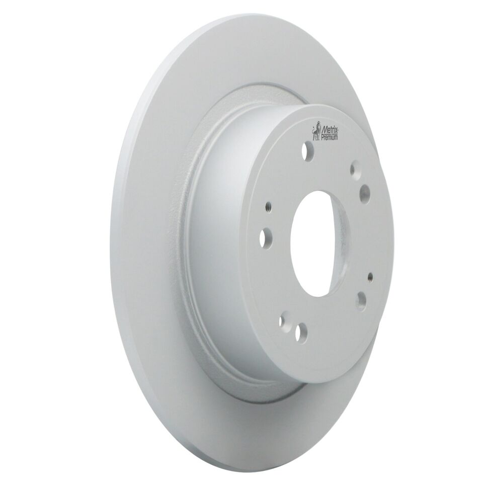 New Rear Coated Solid Disc Brake Rotor Fits Honda Accord, Acura TSX