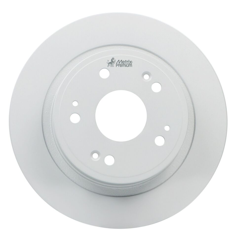 New Rear Coated Solid Disc Brake Rotor Fits Honda Accord, Acura TSX