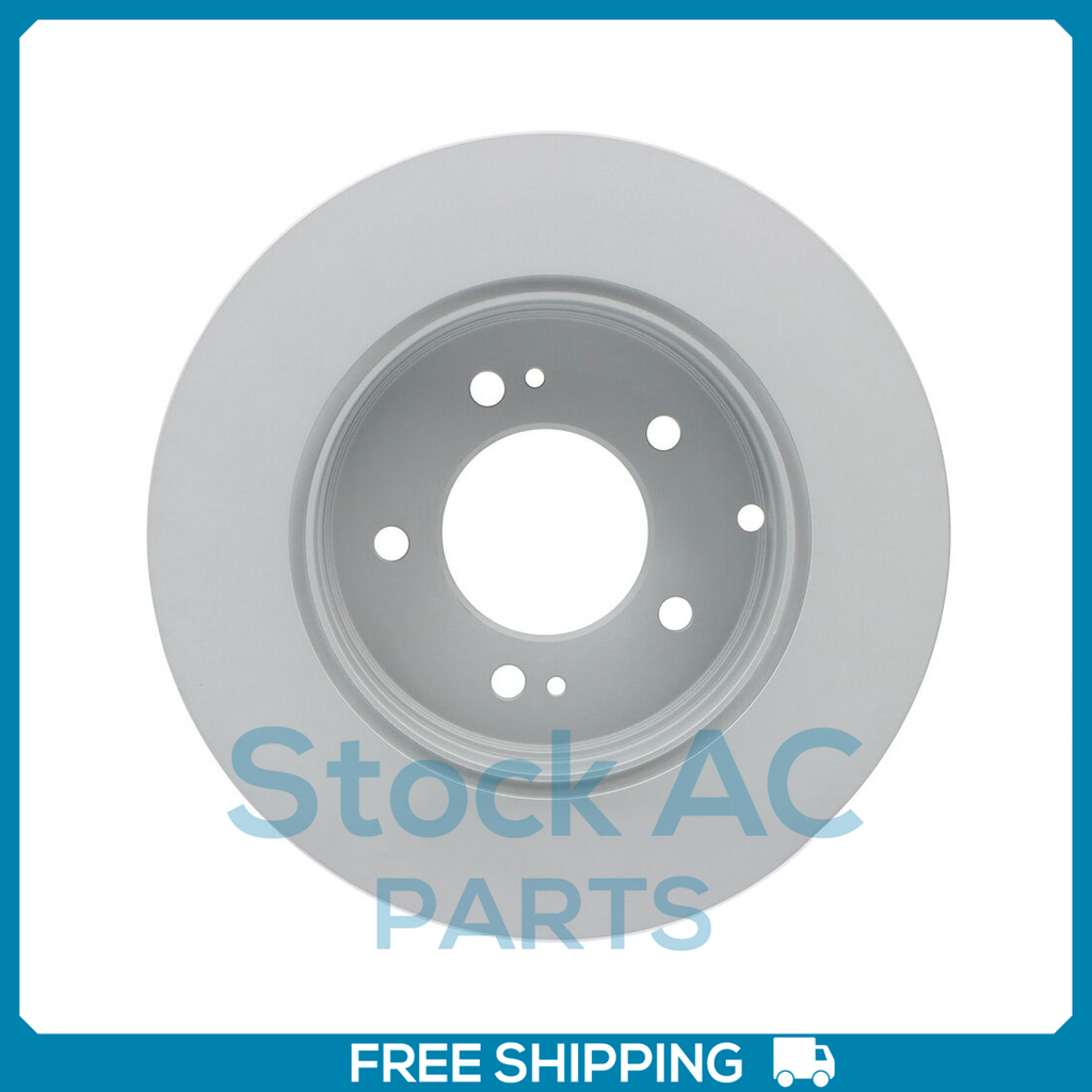 New Rear Coated Solid Disc Brake Rotor Fits Hyundai Sonata Kia Optima