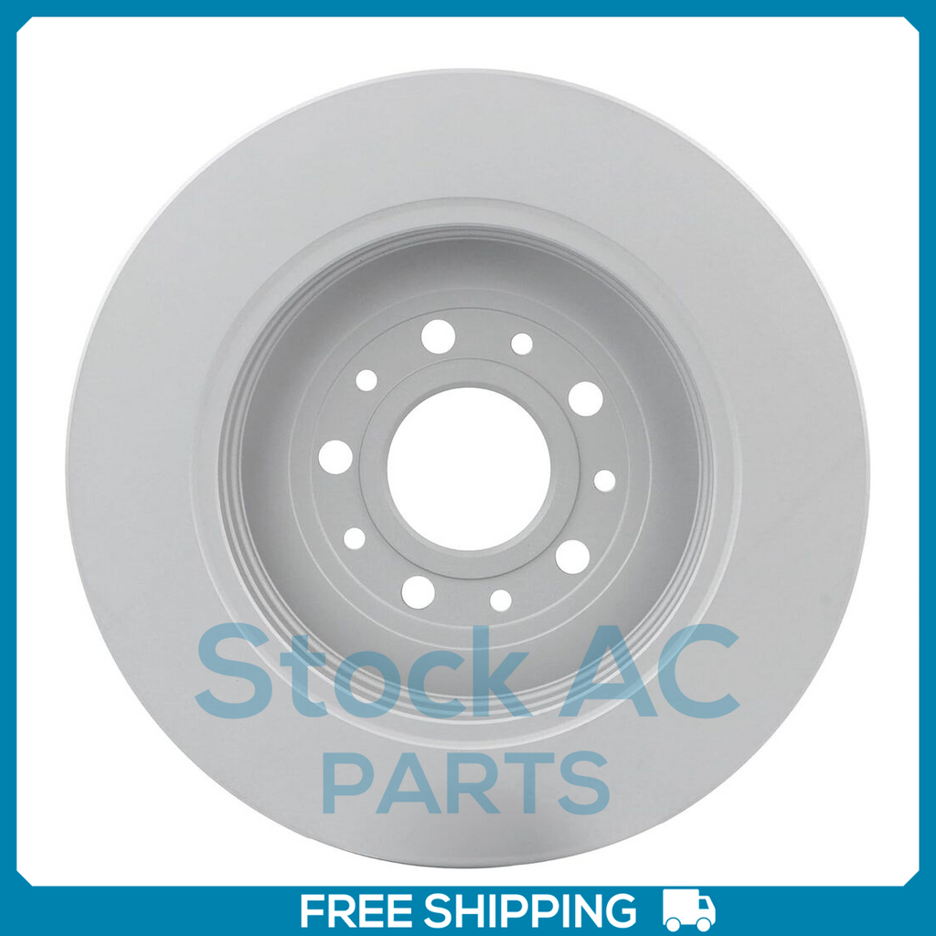 New Rear Coated Solid Disc Brake Rotor Fits Ford Explorer, Flex, Edge