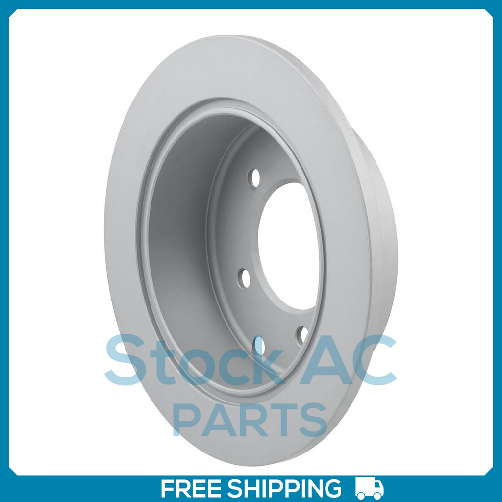 New Rear Coated Solid Brake Rotor Fits Jeep Compass, Patriot, Dodge