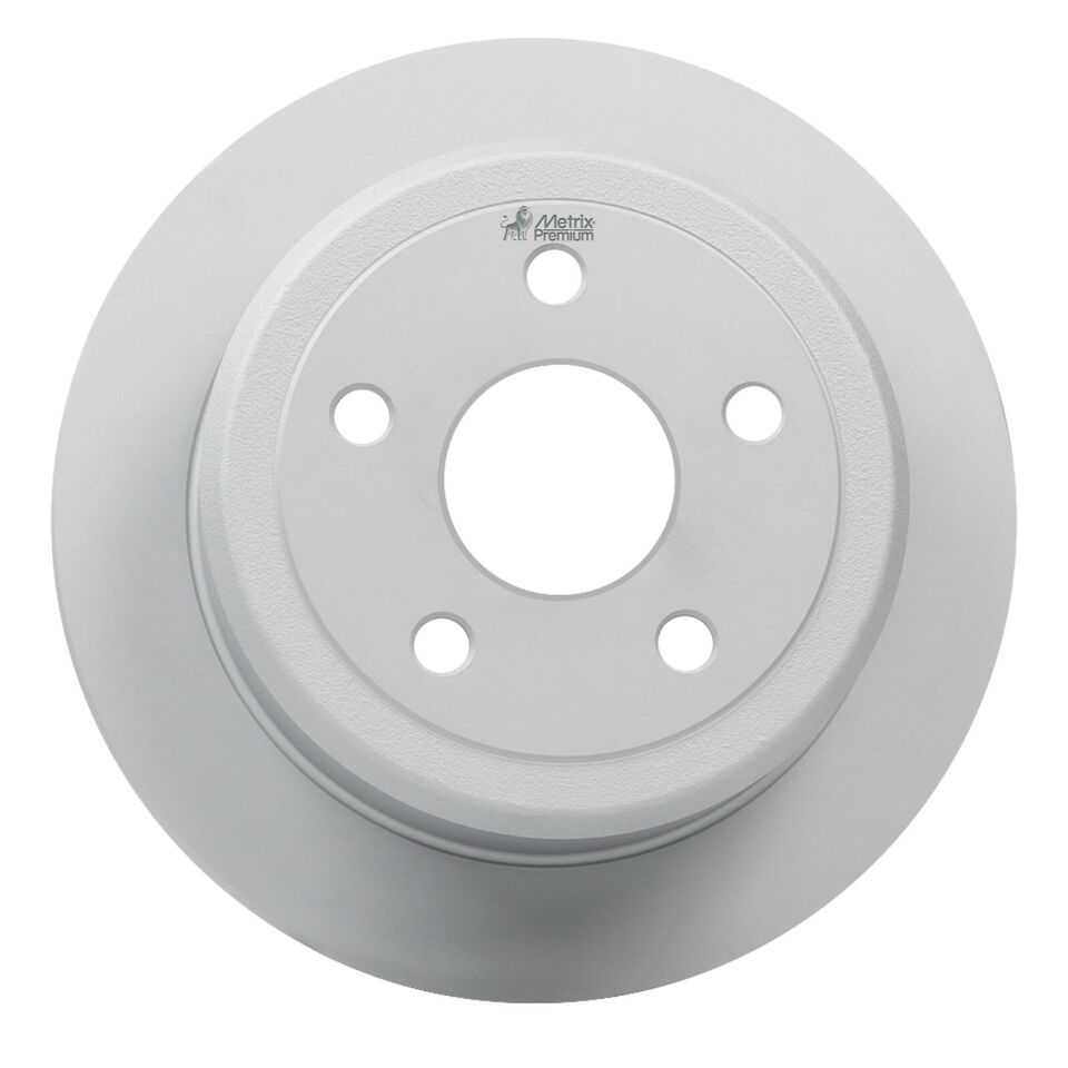 New Rear Coated Solid Disc Brake Rotor Fits Jeep Wrangler Wrangler JK