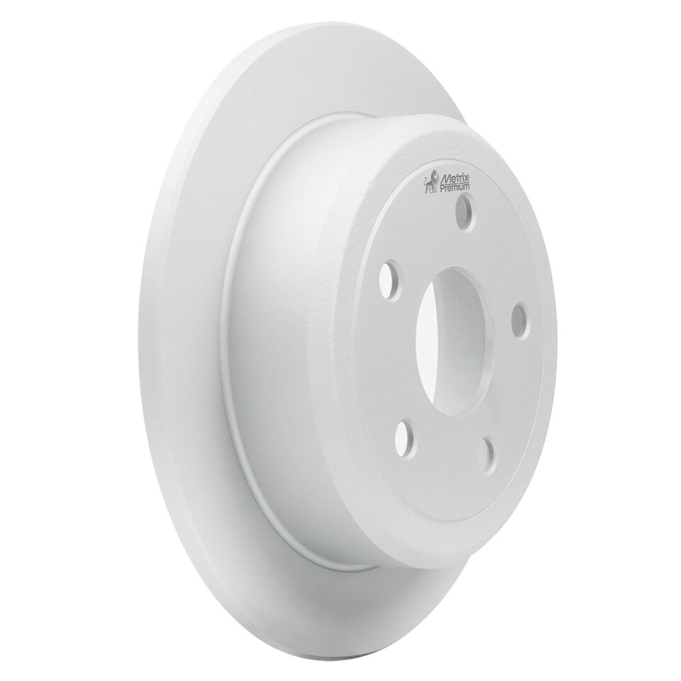 New Rear Coated Solid Disc Brake Rotor Fits Jeep Wrangler Wrangler JK