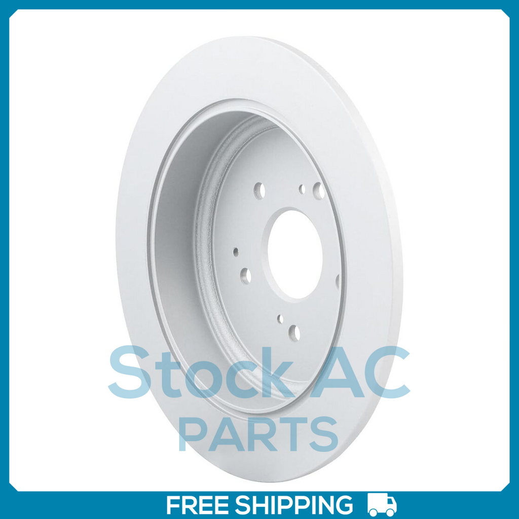 New Rear Coated Solid Disc Brake Rotor Fits Honda Pilot, Acura MDX
