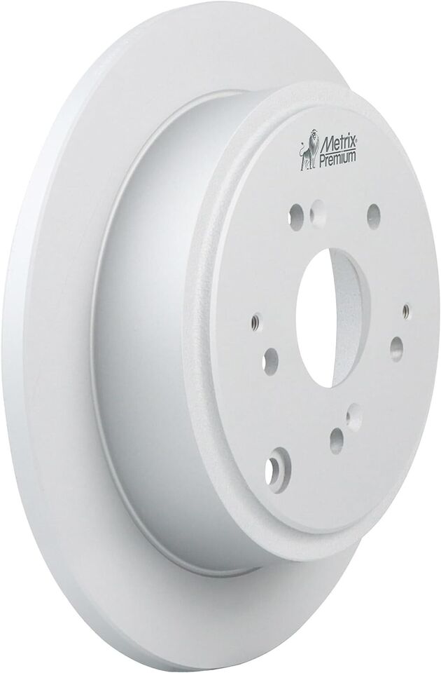 New Rear Coated Solid Disc Brake Rotor Fits Honda Pilot, Acura MDX