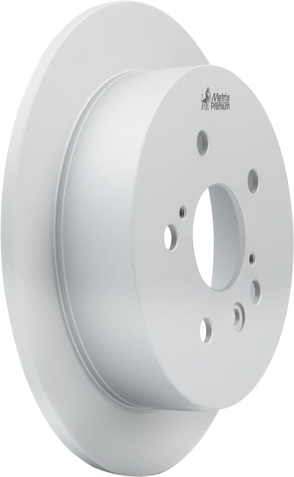 New Rear Coated Solid Disc Brake Rotor Fits Lexus RX350, RX400h