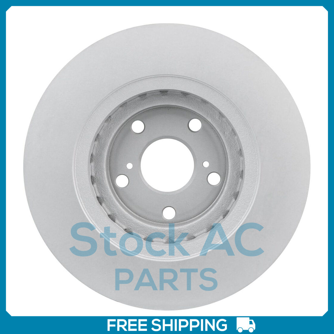New Front Coated Vented Disc Brake Rotor Fits Lexus NX300, NX300h