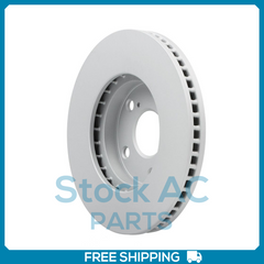 New Front Coated Vented Disc Brake Rotor Fits Toyota Camry, Avalon