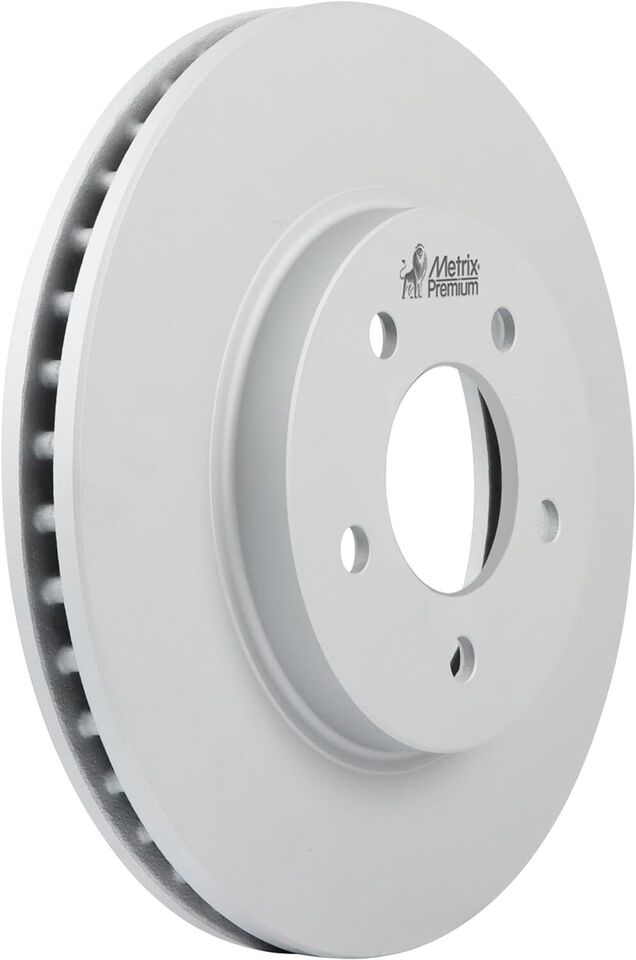 New Front Coated Vented Disc Brake Rotor Fits Nissan Maxima, 370Z