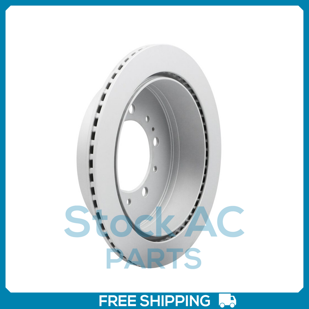 New Rear Coated Vented Disc Brake Rotor Fits Toyota Land Cruiser