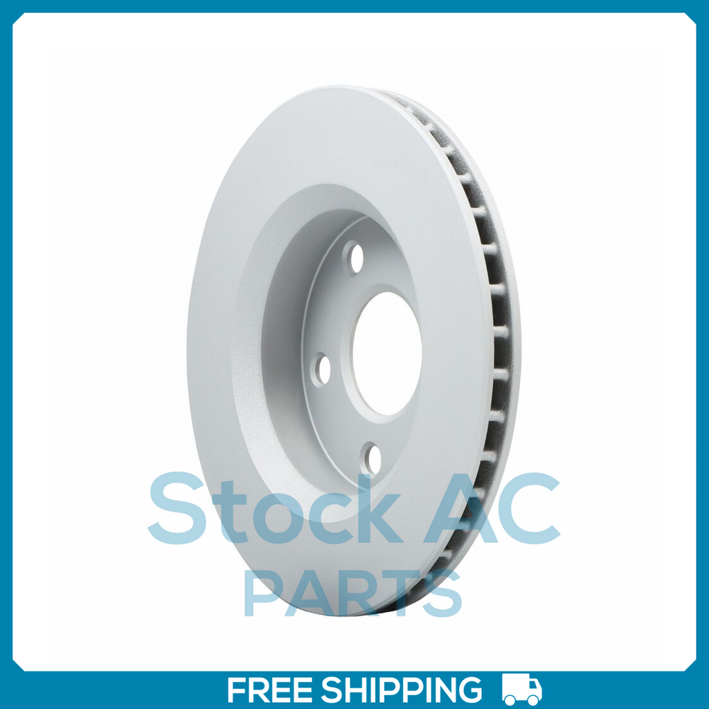 New Front Coated Vented Disc Brake Rotor Fits Jeep Wrangler-JK