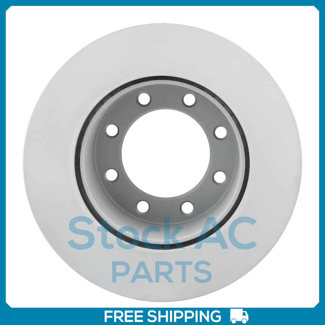 New Rear Coated Vented Disc Brake Rotor Fits Ford F-250 Super Duty