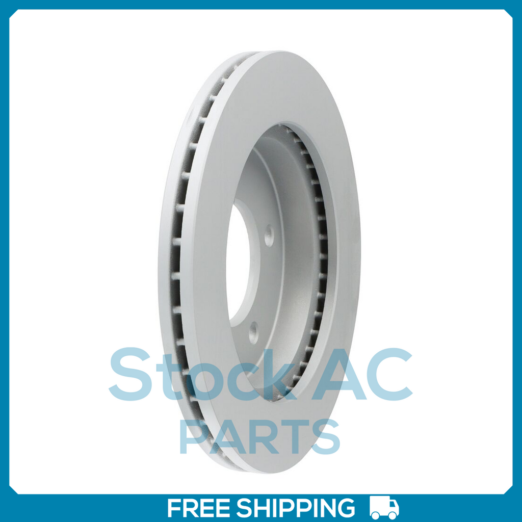New Front Coated Vented Disc Brake Rotor Fits Ford F-150, Ford F-150