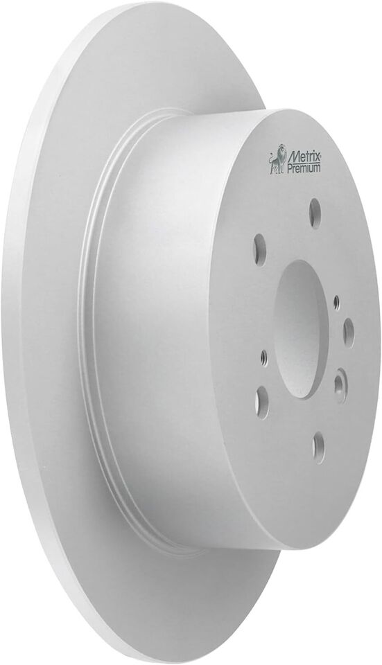 New 2PCS Rear Coated Solid Disc Brake Rotor Fits Toyota Highlander