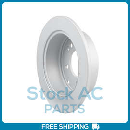 New 2PCS Front Coated Vented Disc Brake Rotor Fits Acura MDX, Odyssey