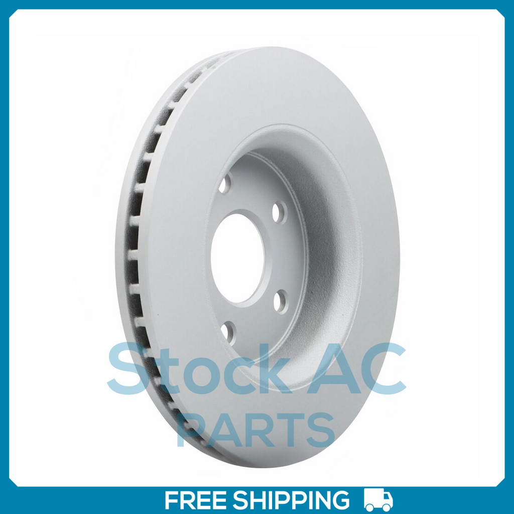 New 2PCS Front Coated Vented Disc Brake Rotor Fits Dodge Durango