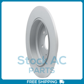 New 2PCS Rear Coated Solid Disc Brake Rotor Fits Honda Odyssey, MDX