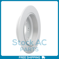New 2PCS Rear Coated Solid Disc Brake Rotor Fits Honda CR-V Acura RDX