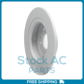 New 2PCS Rear Coated Solid Disc Brake Rotor Fits Honda Accord, TSX