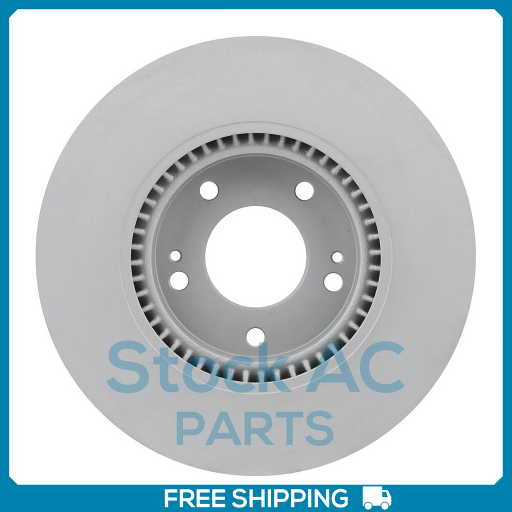 New 2PCS Front Coated Vented Disc Brake Rotor Fits Kia Optima, Tucson