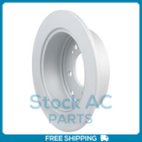 New 2PCS Rear Coated Solid Disc Brake Rotor Fits Kia Soul, Kia Forte