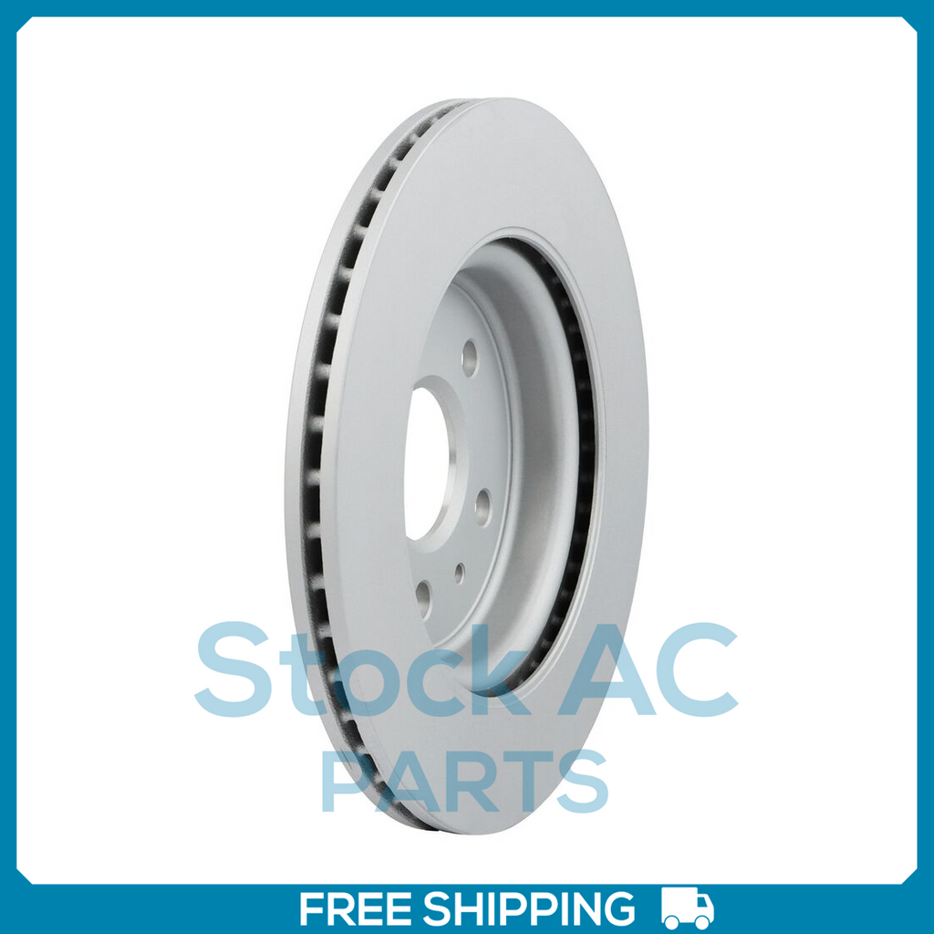 New 2PCS Rear Coated Vented Disc Brake Rotor Fits Chevrolet Buick