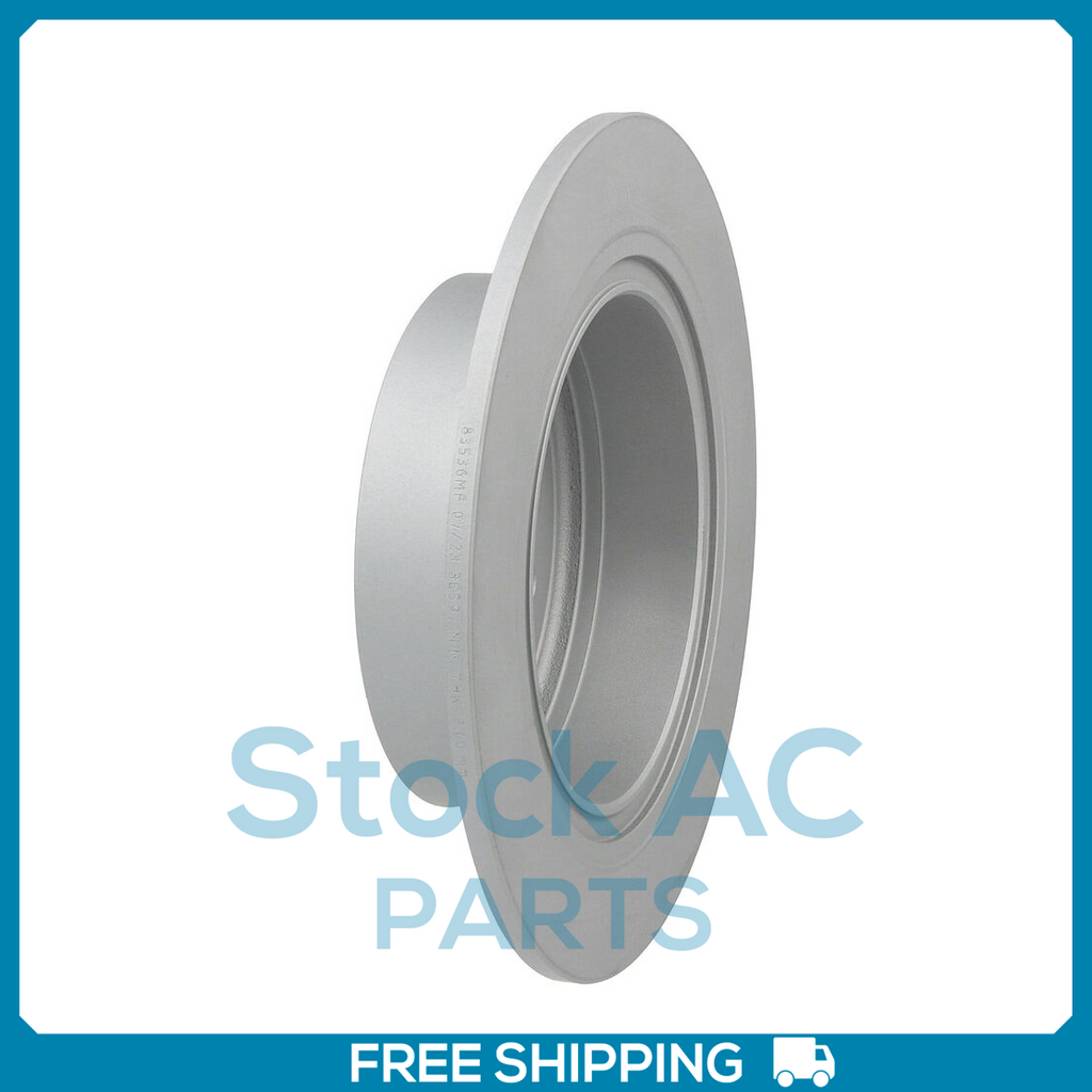 New 2PCS Rear Coated Solid Disc Brake Rotor Fits Nissan Rogue, G35