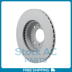 New 2PCS Front Coated Vented Disc Brake Rotor Fits Honda Civic, CRX