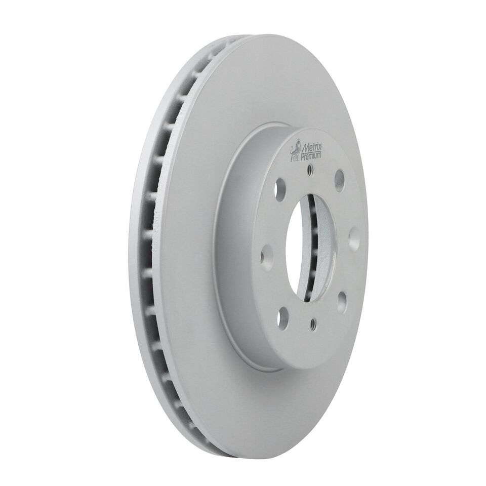 New 2PCS Front Coated Vented Disc Brake Rotor Fits Honda Civic, CRX