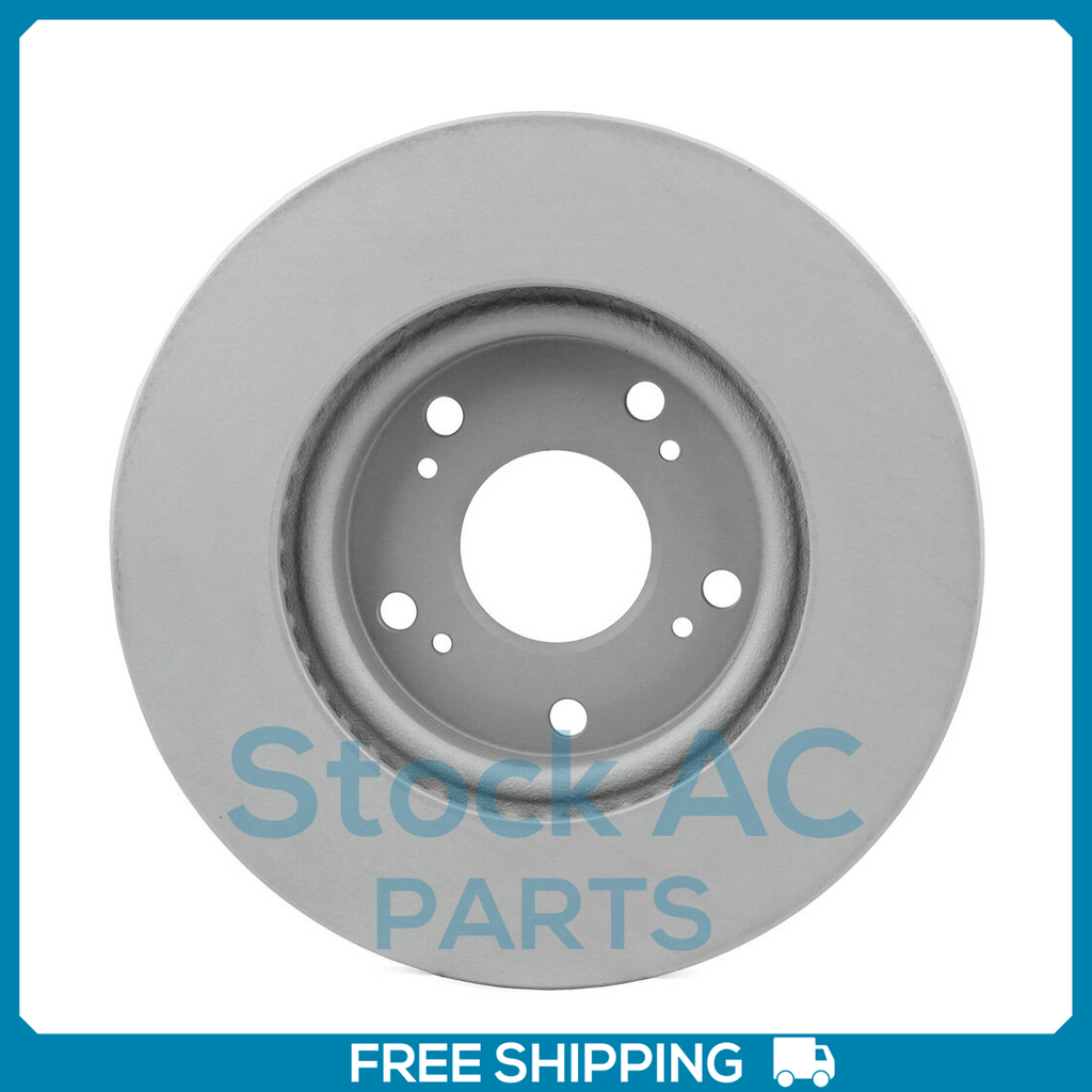New 2PCS Coated Vented Disc Brake Rotor Fits Honda Civic, Acura ILX