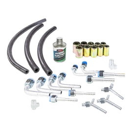 A/C Accessories Kit for Electric Compressor with hoses, orings, fitting and oil ISO VG 68