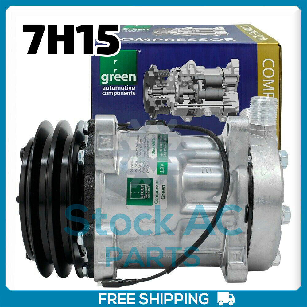 A/C Compressor Sanden SD7H15 & H15 Premium Line - 12V - 2A Groove - 4896 - Qualy Air