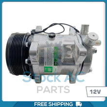Load image into Gallery viewer, A/C Compressor Sanden SD508 &amp; H14 Premium Line 12V 7 Groove Serpentin 9537