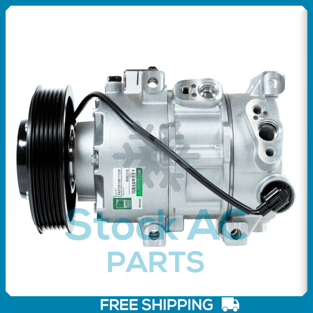 New A/C Compressor fits Hyundai Accent & Kia Rio 1.6L - 2012 to 2017 QG