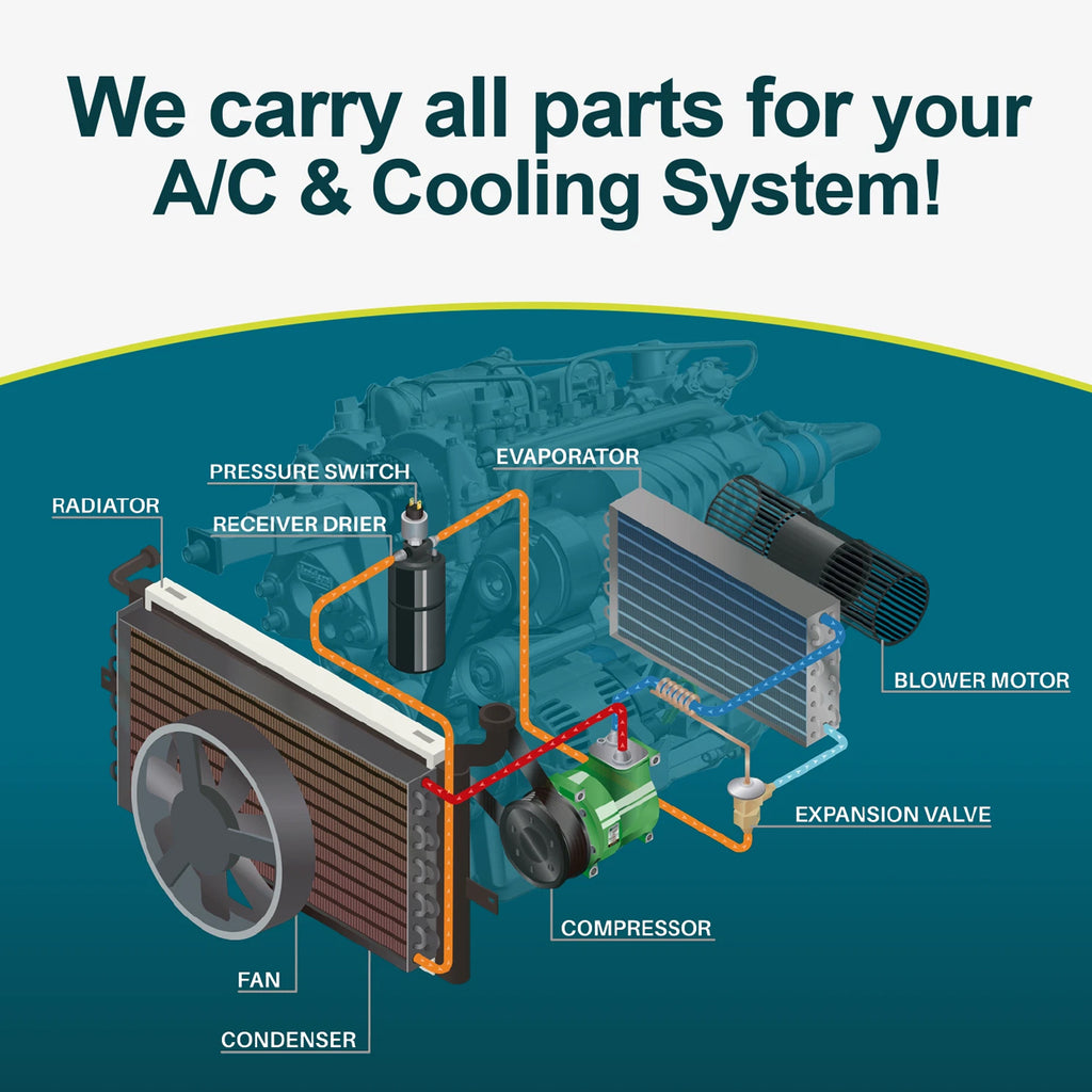 New Electric A/C Unit fits All trucks 12V