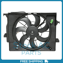 Radiator Fan for 12-17 Hyundai Accent L4 1.6L / 12-17 Veloster L4 1.6L