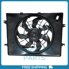 Radiator Fan for 11-12 Hyundai Sonata L4 2.4L / 11-13 Kia Optima L4 2.4L