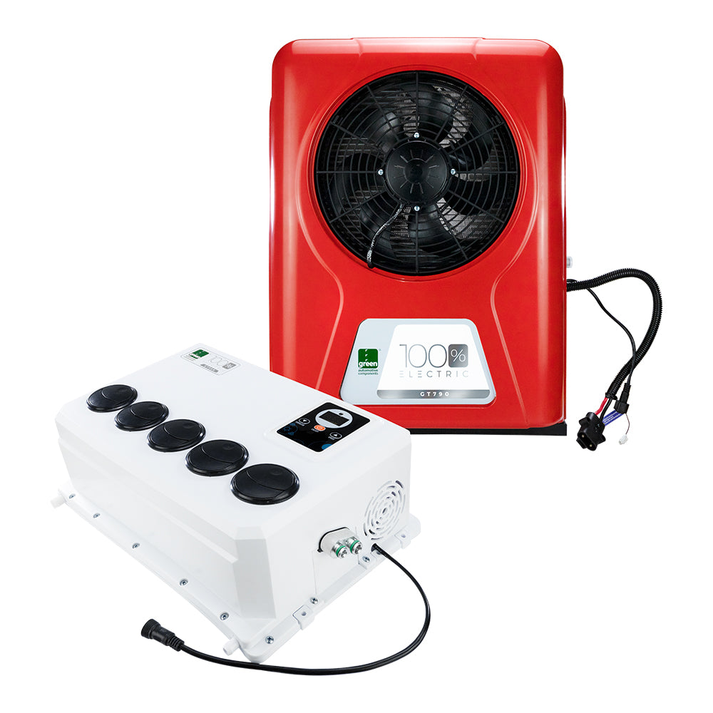 100% Electric A/C Unit fits All trucks - GREEN GT790 12V - 12.000 BTU