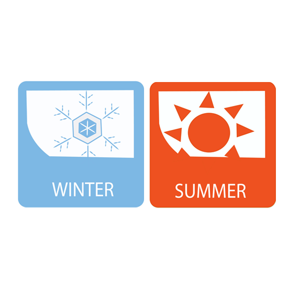 Heat & Cool - Recommended for winter and summer