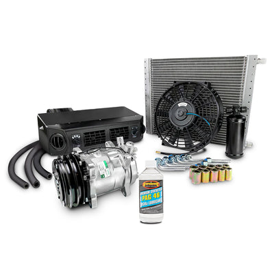 NEW A/C UNIVERSAL KIT UNDERDASH COMPRESSOR COMPLETE AIR CONDITIONER 12V