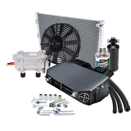 Universal A/C Kit with NEW GENERATION Electric Compressor Air Conditioner 12V
