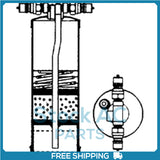 A/C Receiver Drier for 00-02 Kenworth C500 L6 10.8L 12.7L 14.0L 14.9L