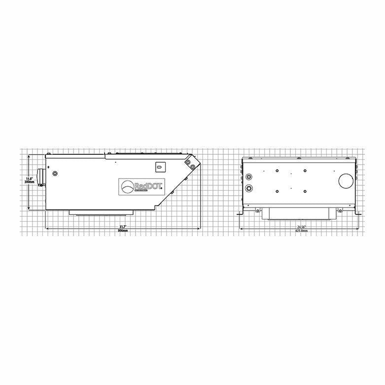 Red Dot Rooftop A/C Unit 12V - OE# R-9727-1P