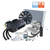 NEW A/C UNIVERSAL KIT HEAT AND COOL UNDERDASH W/ ELECTRIC COMPRESSOR 12V