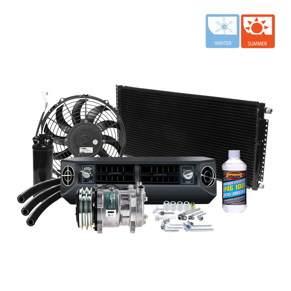 New Underdash A/C Kit Belt Driven Premium Heat and Cool