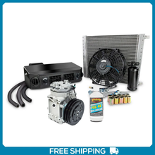 Cargar imagen en el visor de la galería, NEW A/C UNIVERSAL KIT UNDERDASH COMPLETE AIR CONDITIONER W/ YORK COMPRESSOR 12V