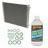 Orings + Oil PAG46 + Condenser A/C Fits KUBOTA TRACTOR