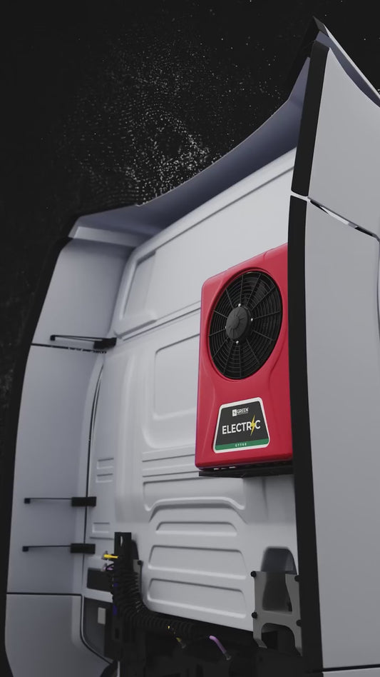 100% Electric A/C Unit fits All trucks - GREEN GT790 12V - 12.000 BTU