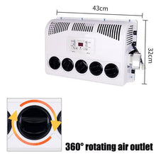Load image into Gallery viewer, 12V Truck Air Conditioner Split A/C Kit for Semi Trucks Bus RV Caravan 12000 BTU